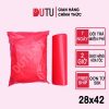 Combo 100 Túi Niêm Phong Cao Cấp Màu Hồng Size 28x42